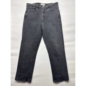 Revtown Decade Denim Men's Straight Leg Gray Denim Jeans - Size 31 Reg (32x24)
